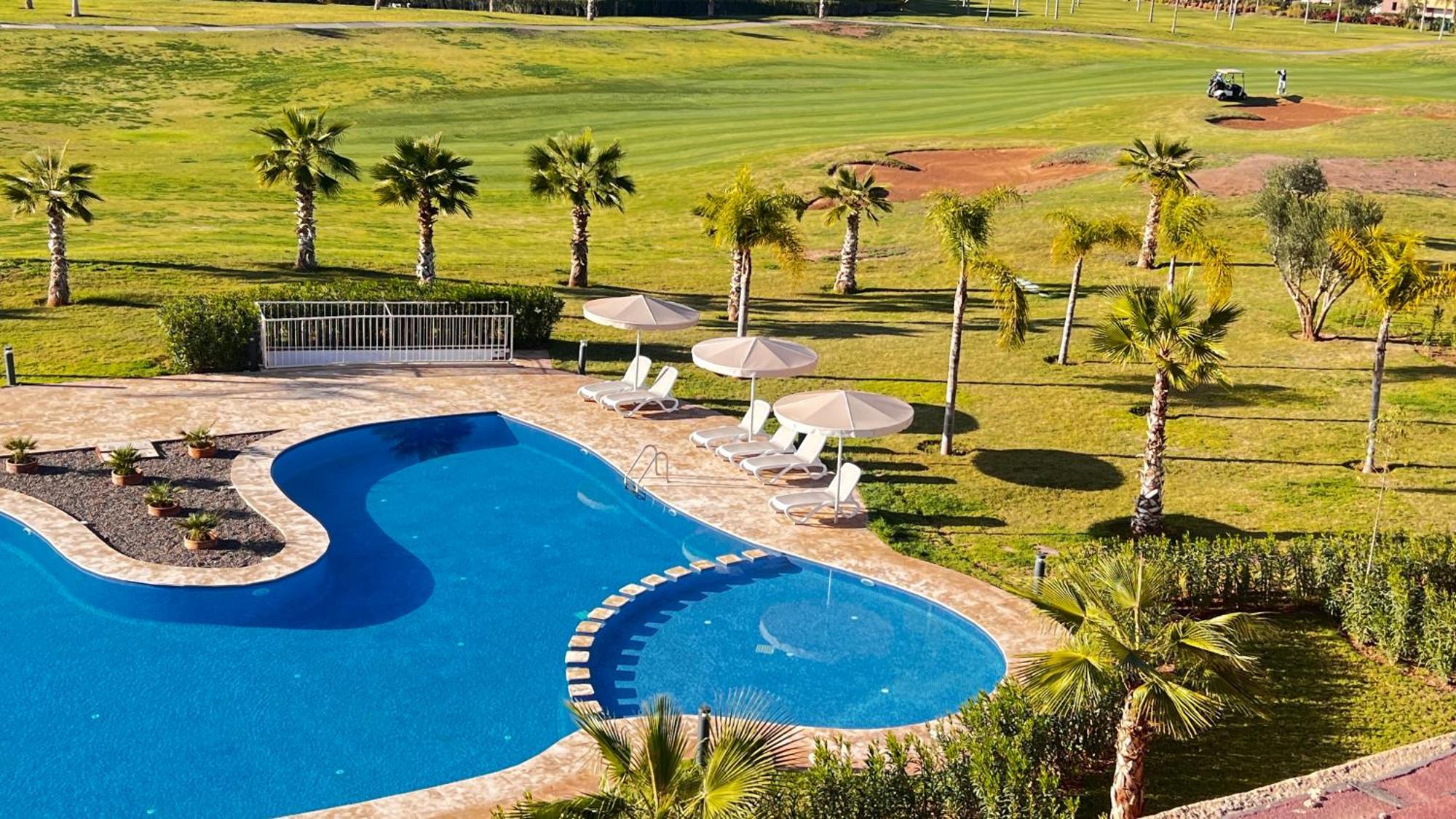 Appartement De Luxe Avec Jardin Vue Sur La Piscine Golf Securise 24H Sur 24 A 5 Minutes De L Aeroport Marrakesh Extérieur photo